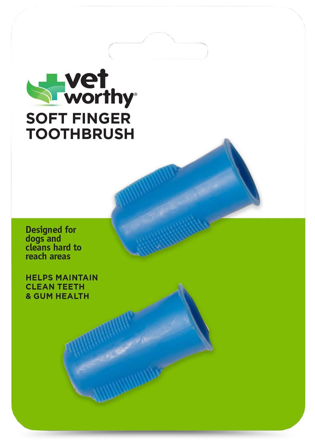 Vet Worthy Pet Fingerbrush, 2 pk - Healthber