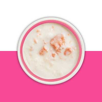 Friskies Lil’ Soups with Sockeye Salmon in a Velvety Chicken Broth Lickable Cat Food Topper, 1.2-oz cup, case of 8 - Healthber