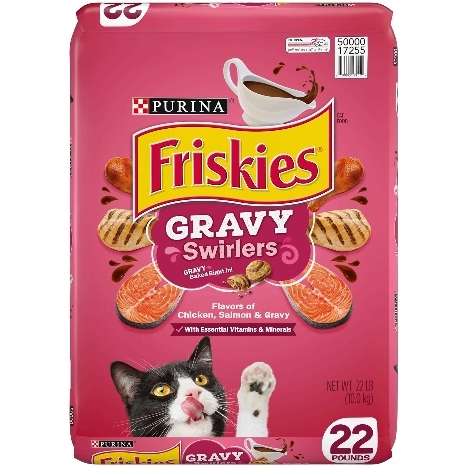 Friskies Dry Cat Food Gravy Swirlers - Healthber