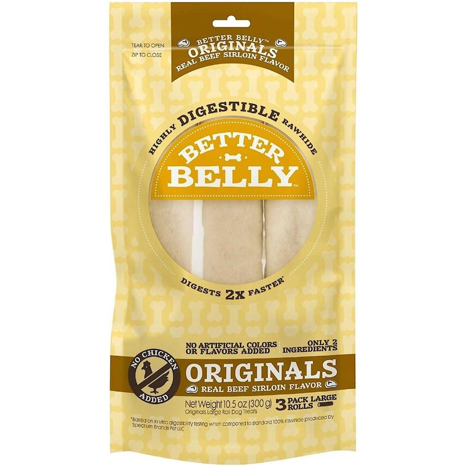 Better Belly Originals Real Beef Sirloin Dog Treats - Healthber
