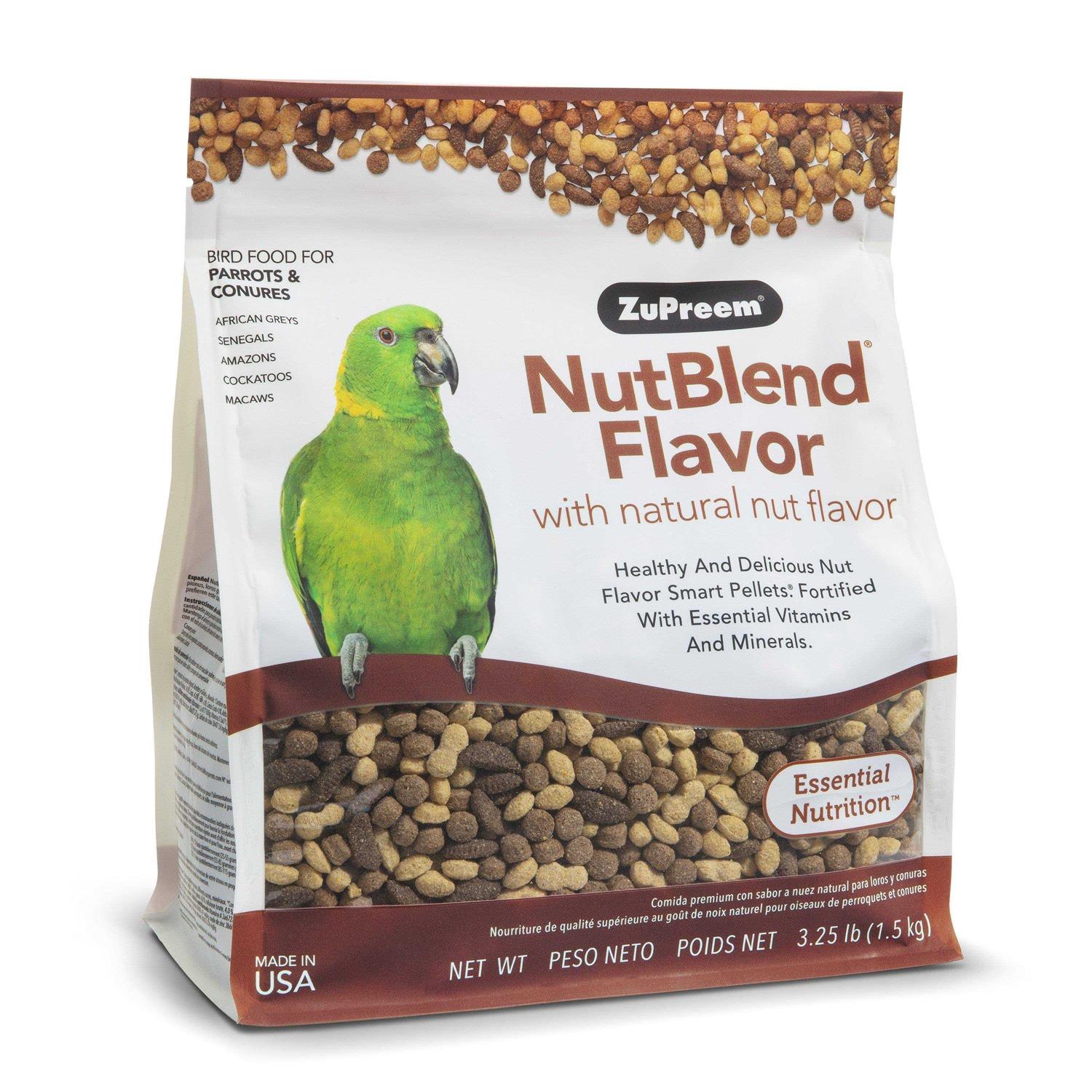 ZuPreem NutBlend Flavor Bird Food - Healthber