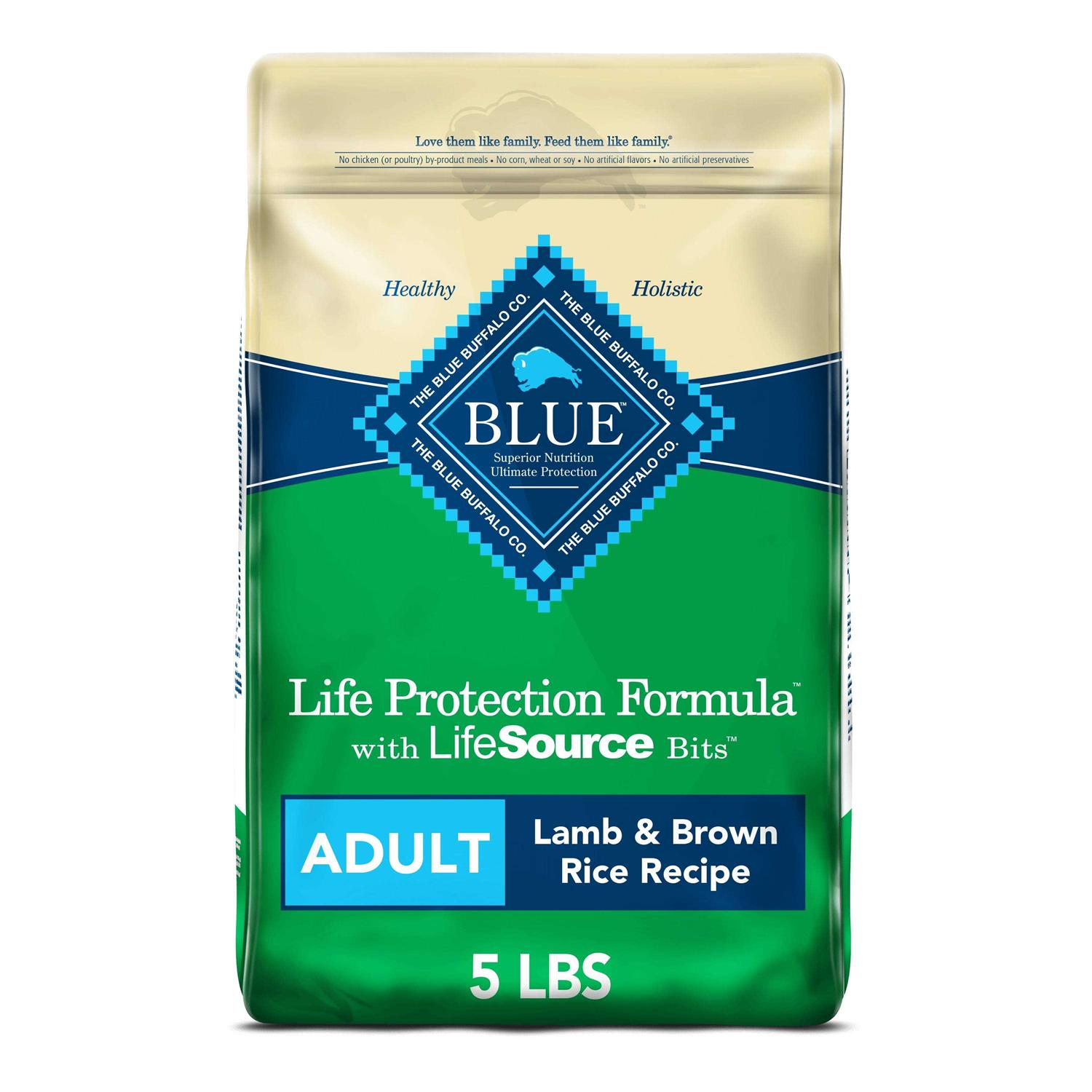 Blue Buffalo Life Protection Formula Adult Lamb & Brown Rice Dry Dog Food - Healthber