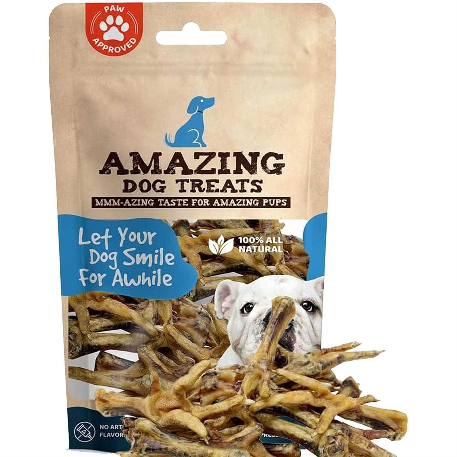 Amazing Dog Treats Chicken Feet Grade A Chicken Feet - Healthber