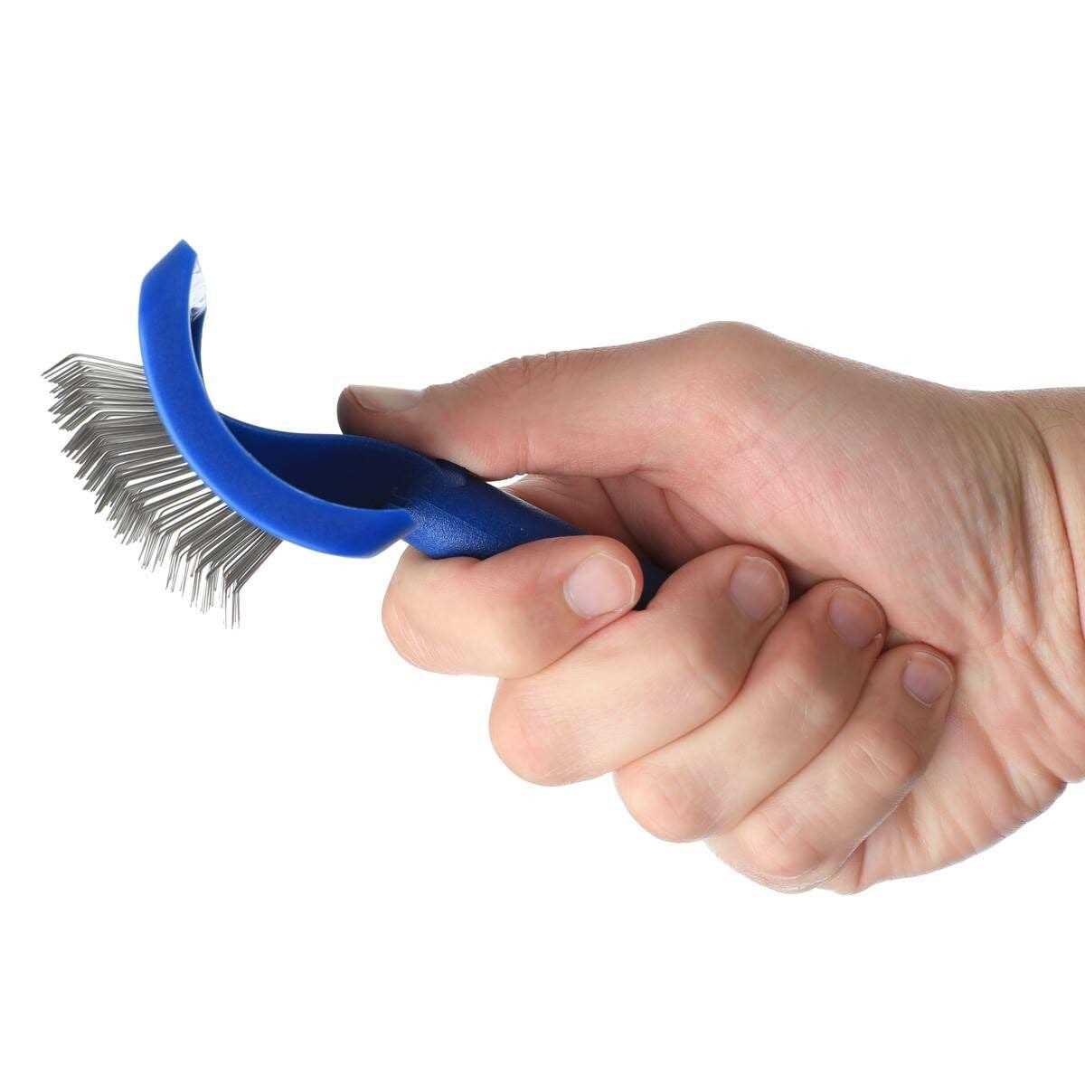 Tuffer Than Tangles Slicker Brush with Long - Healthber