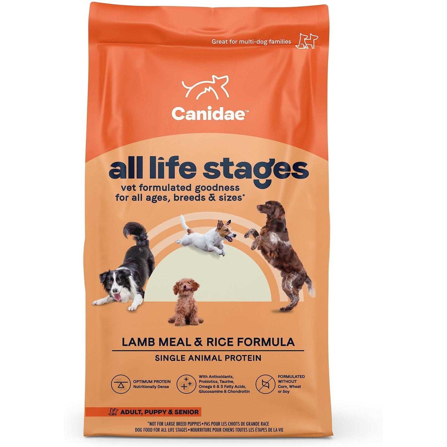 Canidae All Life Stages Dry Dog Food Lamb Meal & Rice - Healthber