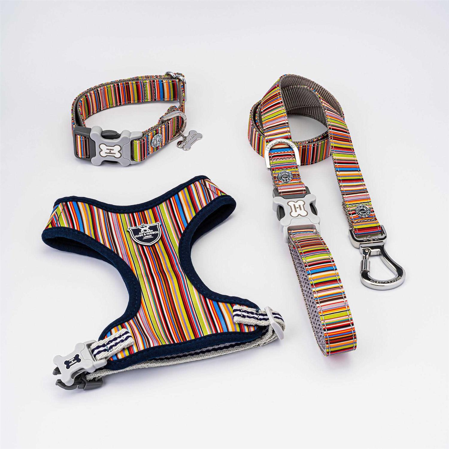 HUGO & HUDSON Fabric Nylon Dog Collar - Healthber