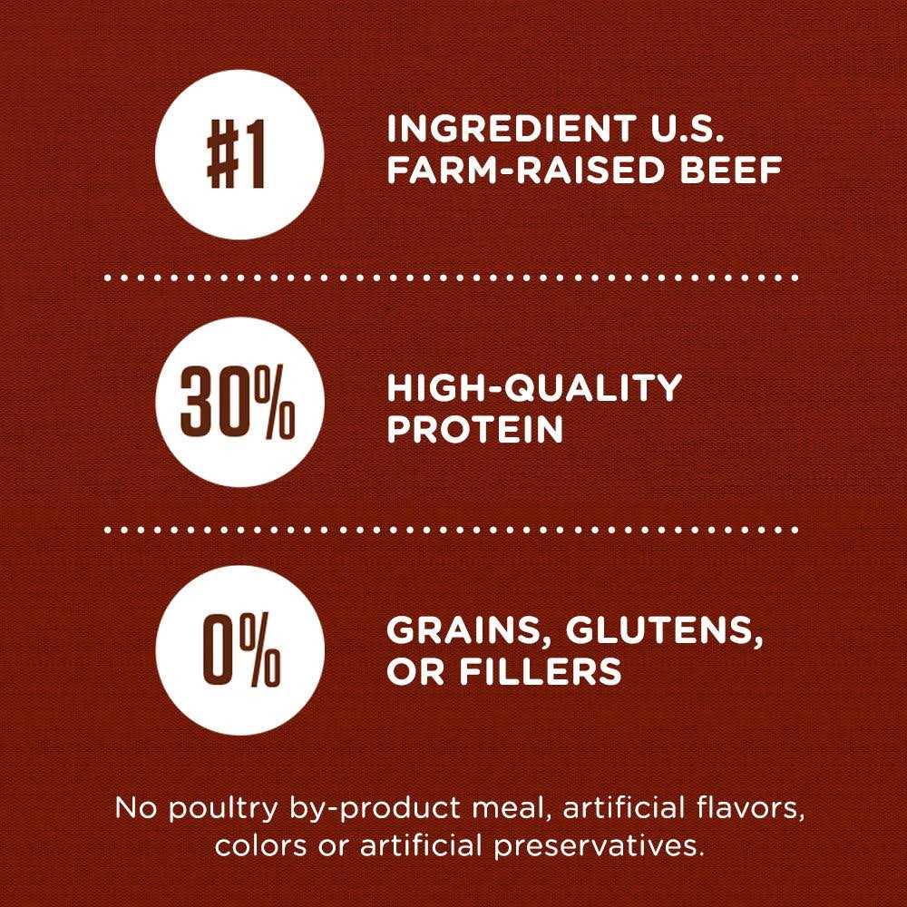 Rachael Ray Nutrish Peak Natural Dry Dog Food Open Prairie Recipe with Beef - Healthber