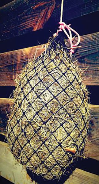 The Small Texas Hay Net Horse Feeder, 1.5 x 1.5 inch holes - Healthber