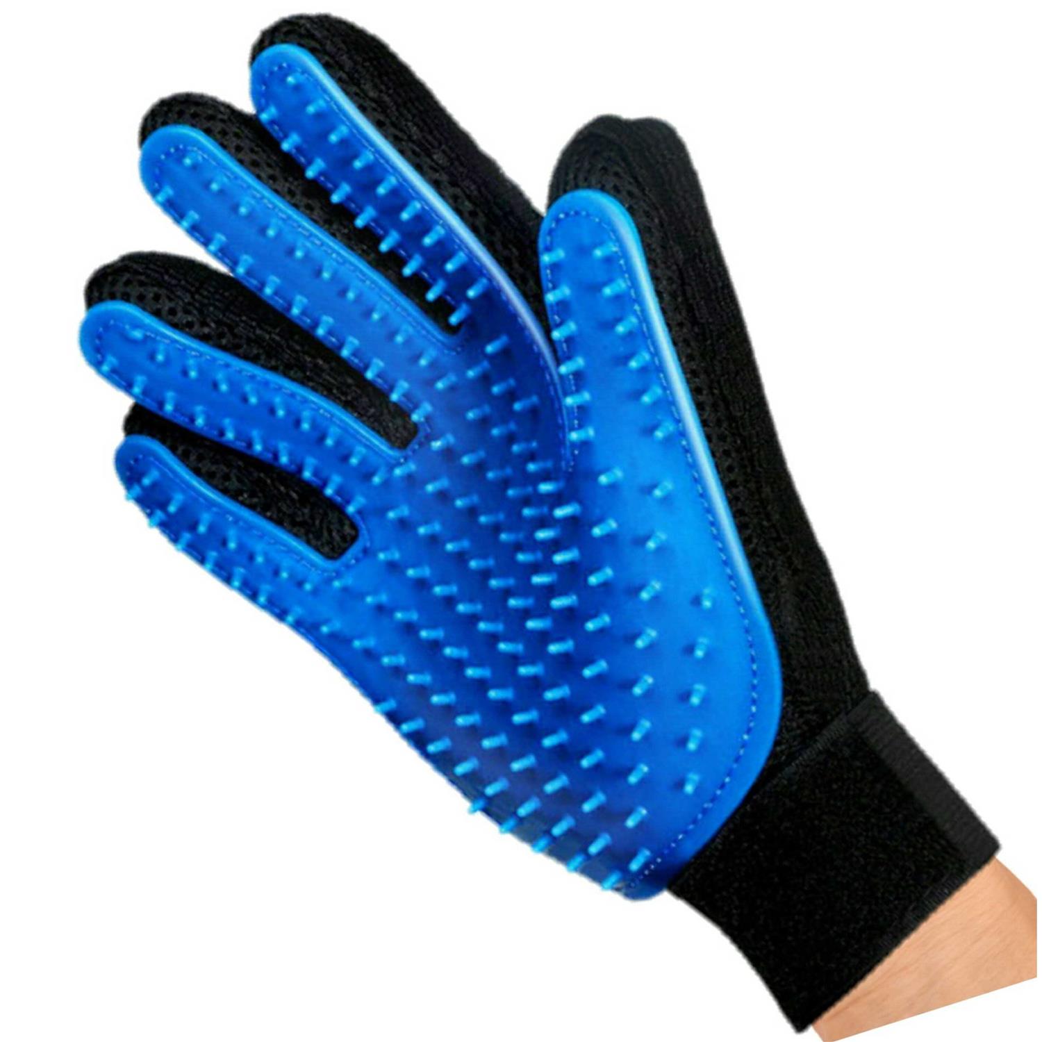 Mr. Peanut’s Hand 259 Silicone Pins Pet Grooming Gloves - Healthber