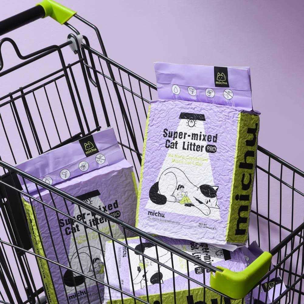 Michu Mixed Tofu Heavy Duty Flushable Kitty Litter - Healthber