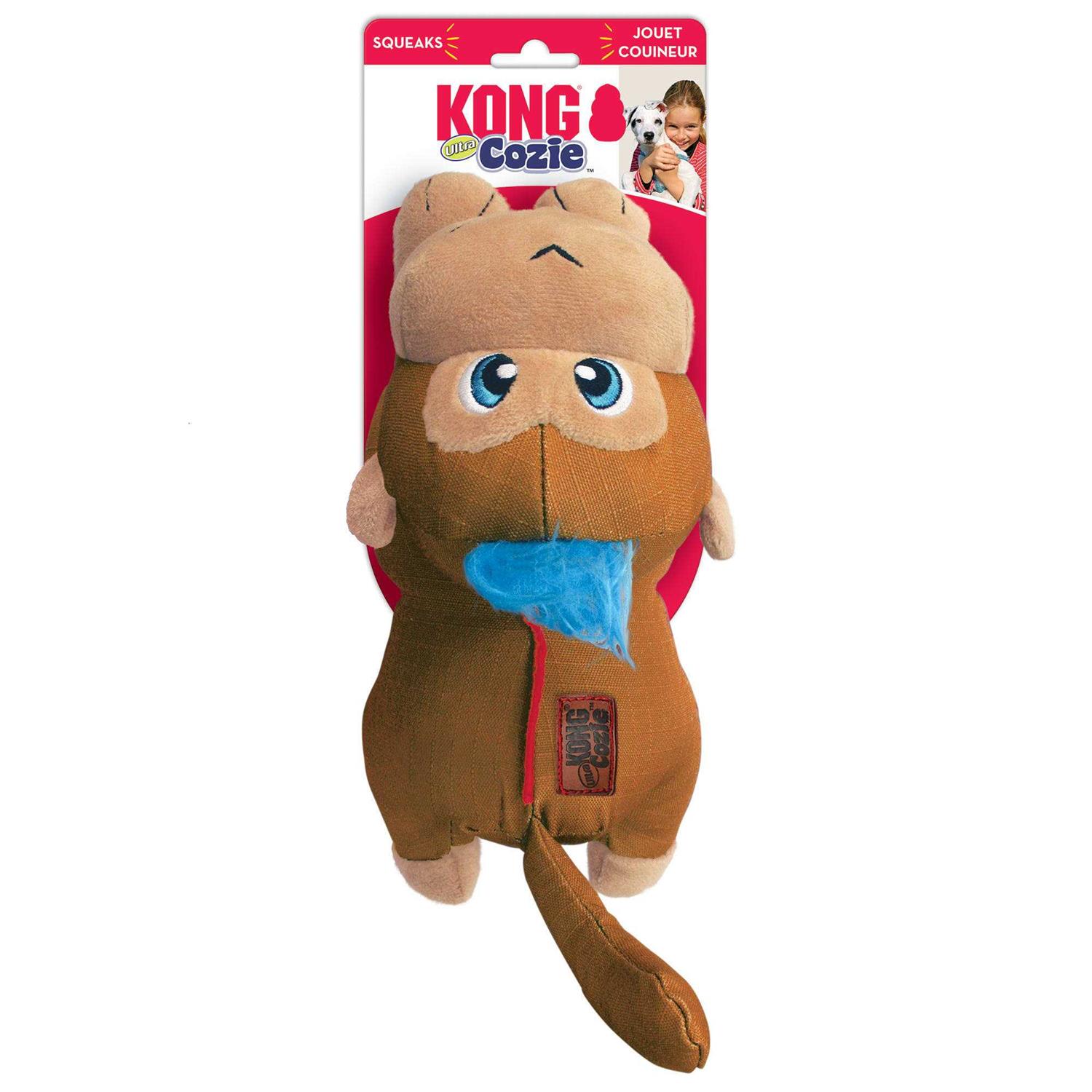 KONG Cozie Ultra Monkey Dog Toy - Healthber