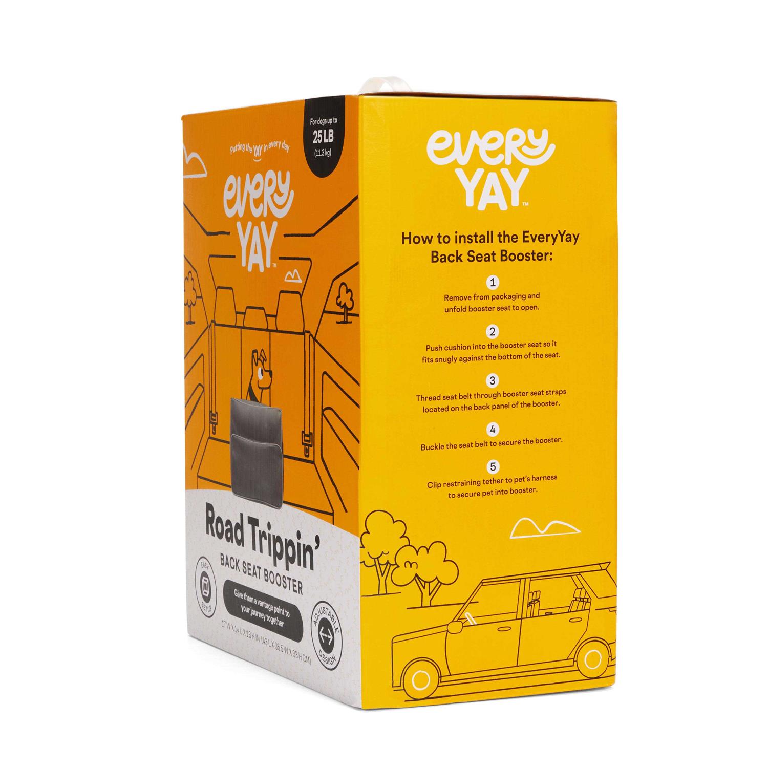EveryYay Essentials Road Gray Trippin’ Auto Booster Seat - Healthber