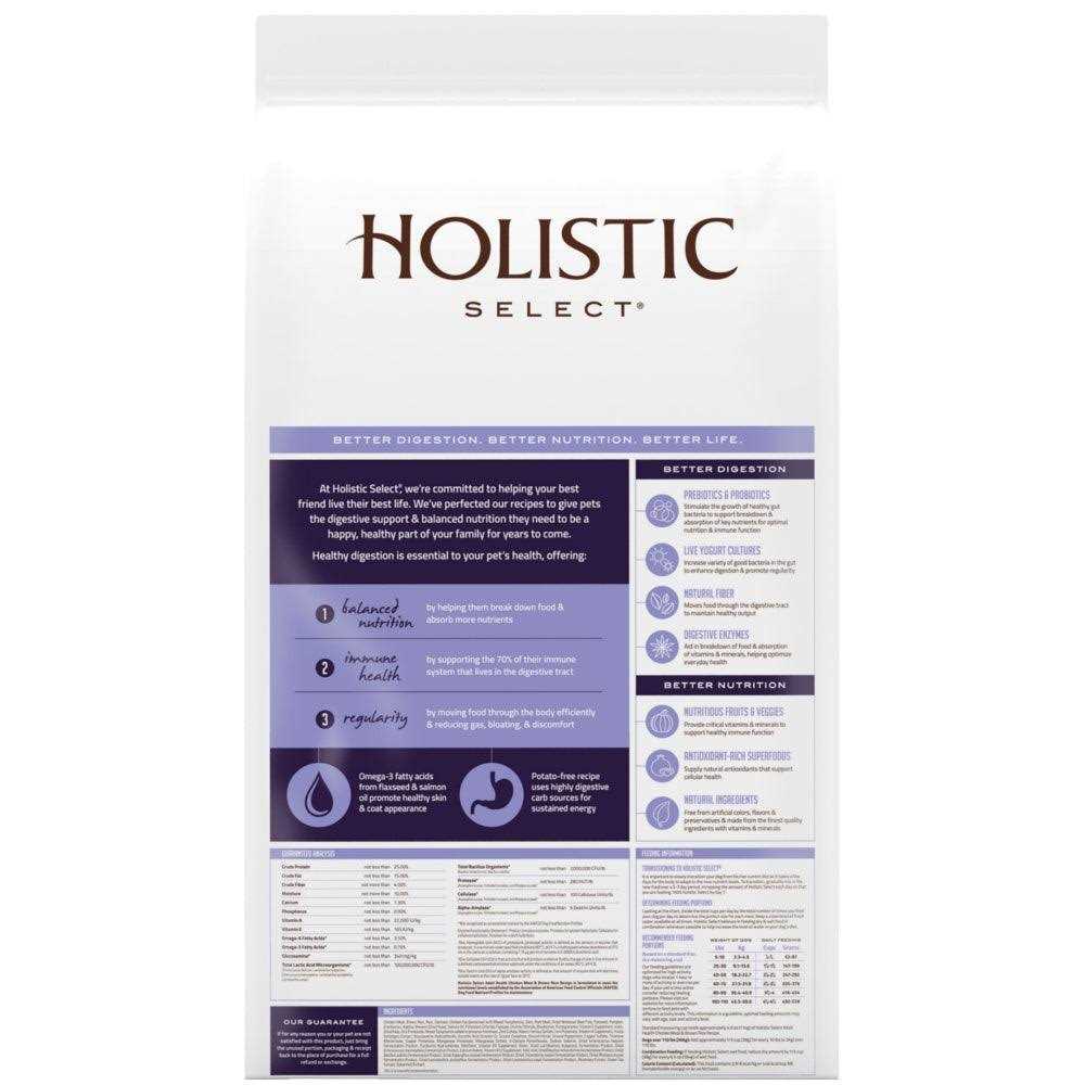 Holistic Select Adult Health Chicken Meal Rice Dry Dog Food - Healthber
