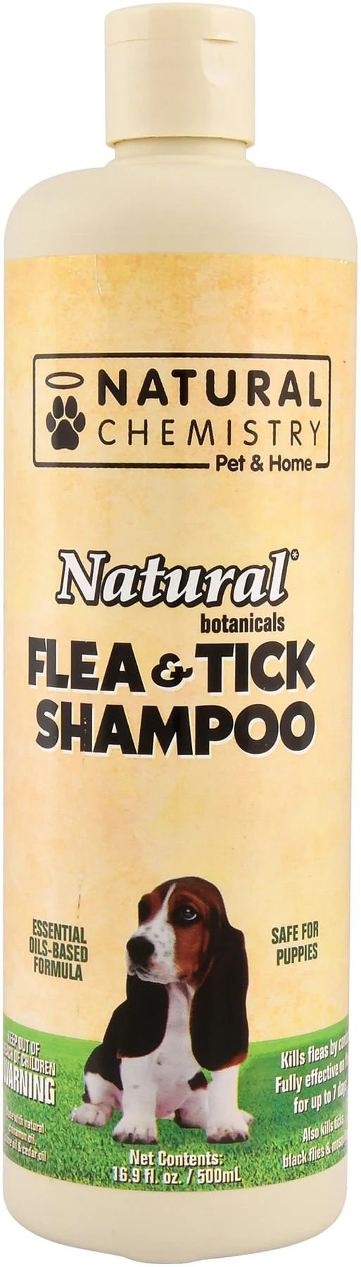 Natural Flea and Tick Shampoo, 16.9 oz - Healthber