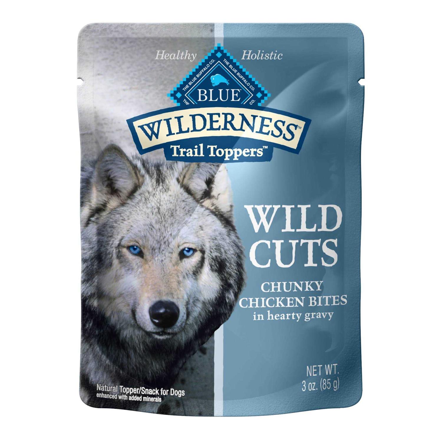 Blue Buffalo Wilderness Trail Toppers Dog Food Wild Cuts Bites - Healthber