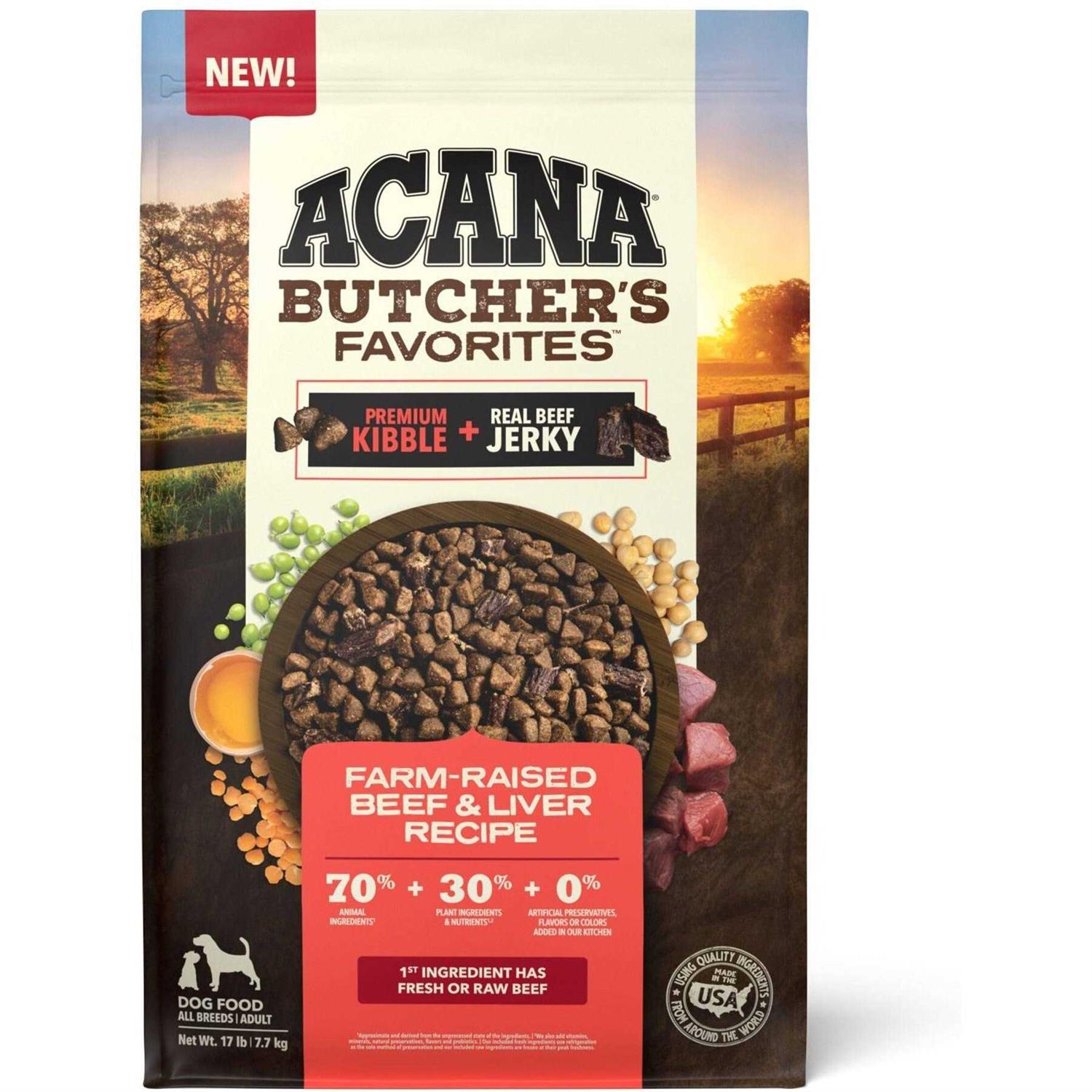 Acana Butcher’s Favorites Liver Dry Dog Food - Healthber