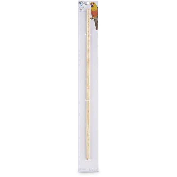 You & Me Wood 23.75 Bird Perch - Healthber