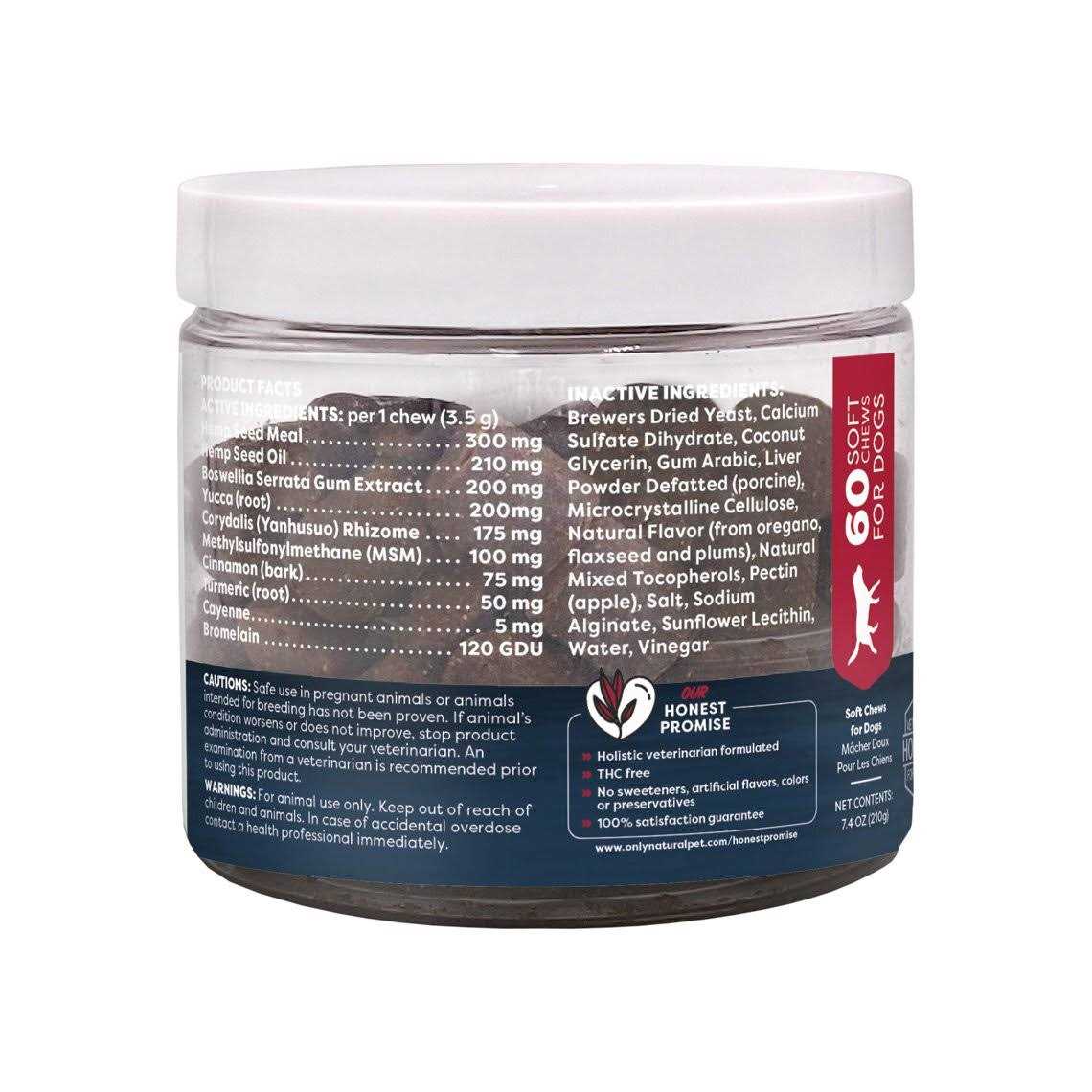 Only Natural Pet Hemp Senior Mobility Support - Healthber