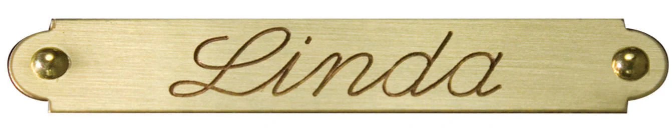 English Style Name Plates - Healthber