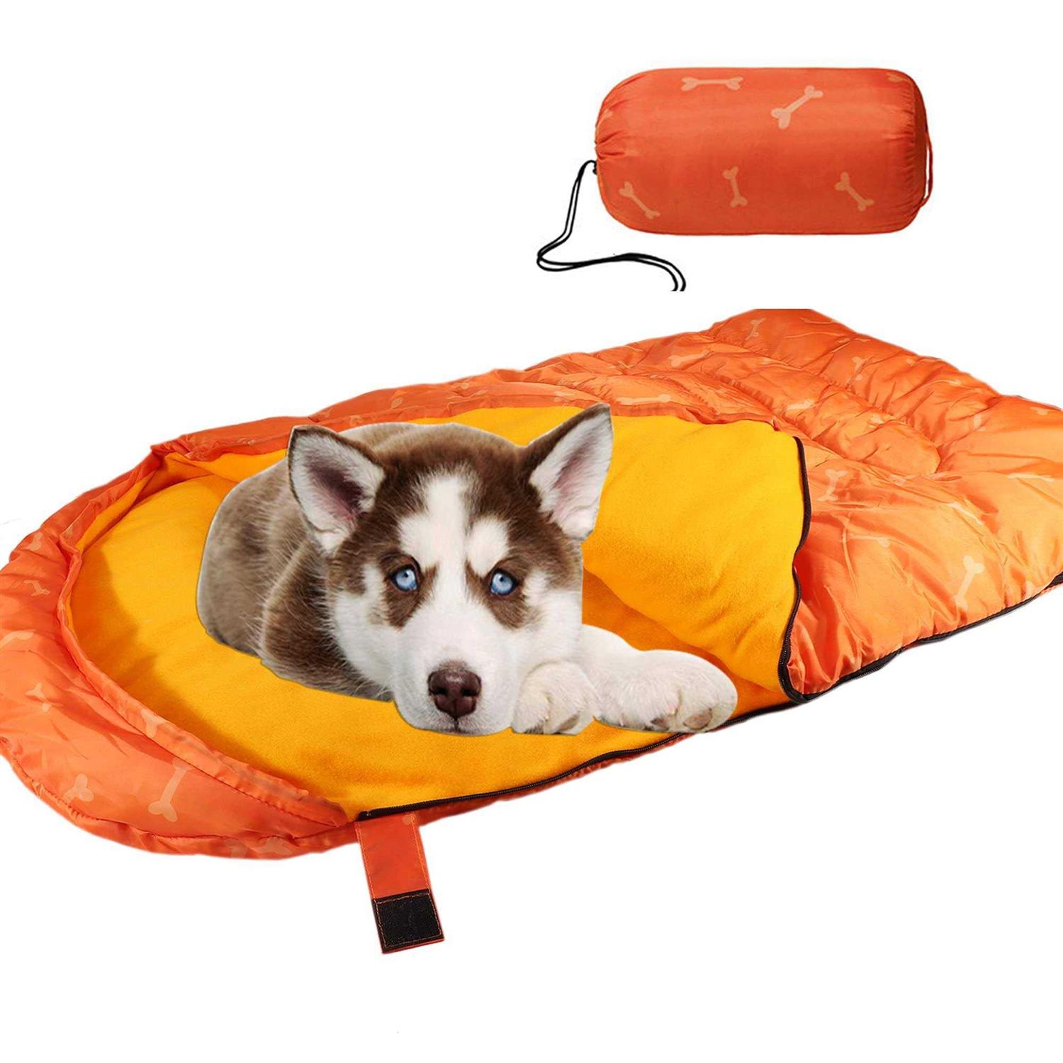 Lifeunion Dog Sleeping Bag with Storage Bag Waterproof Warm Packable Dog Bed for Travel Camping Hiking Backpacking - Healthber