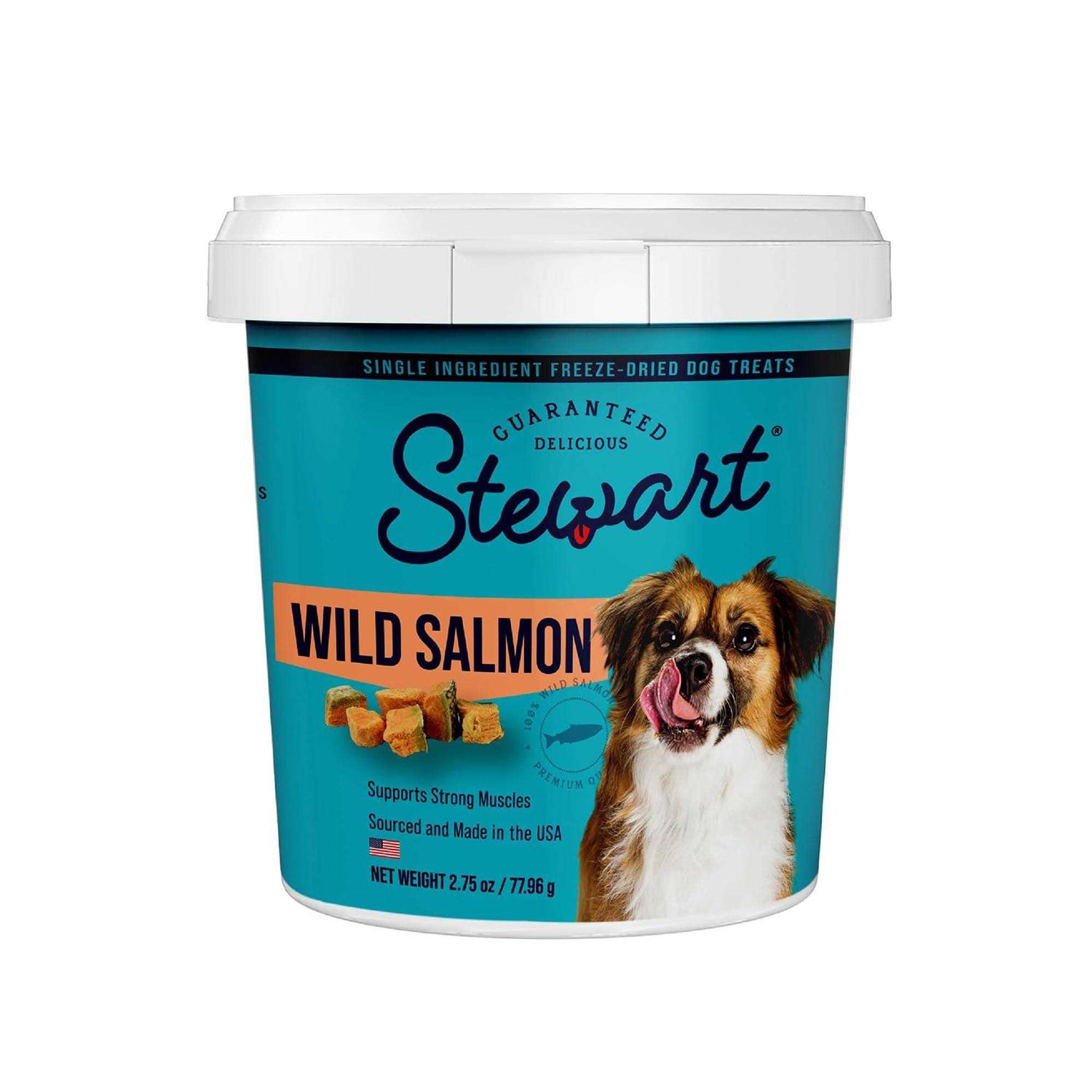 Stewart Wild Salmon Freeze-Dried Dog Treats - Healthber