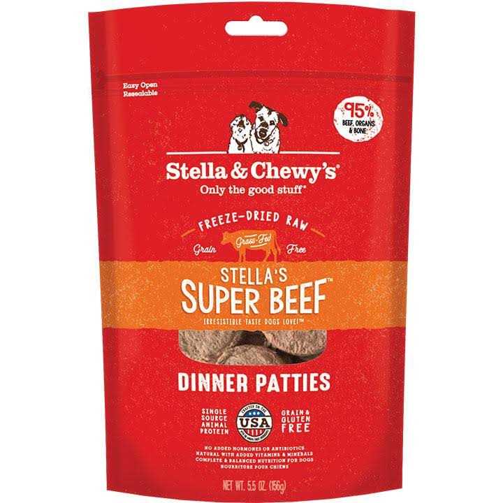 Stella & Chewy’s Dog Freeze Dried Food Dinner Patties Super Beef - Healthber