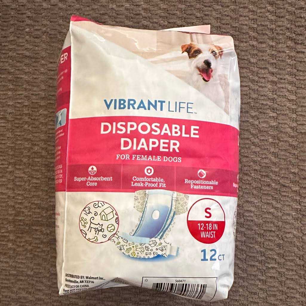 Vibrant Life Disposable Diapers for Female Dogs - Healthber