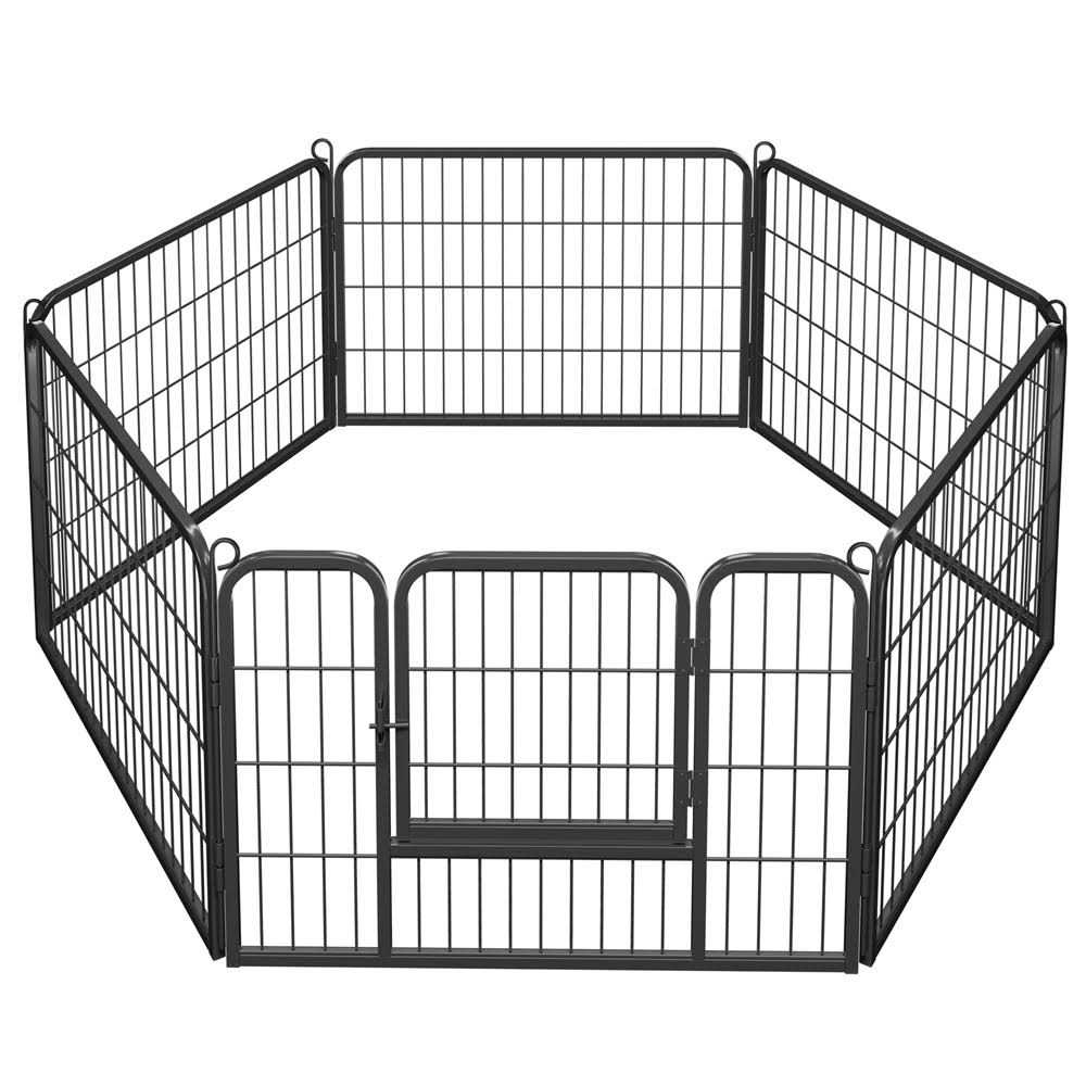 Yaheetech Panels Metal Dog Playpen - Healthber