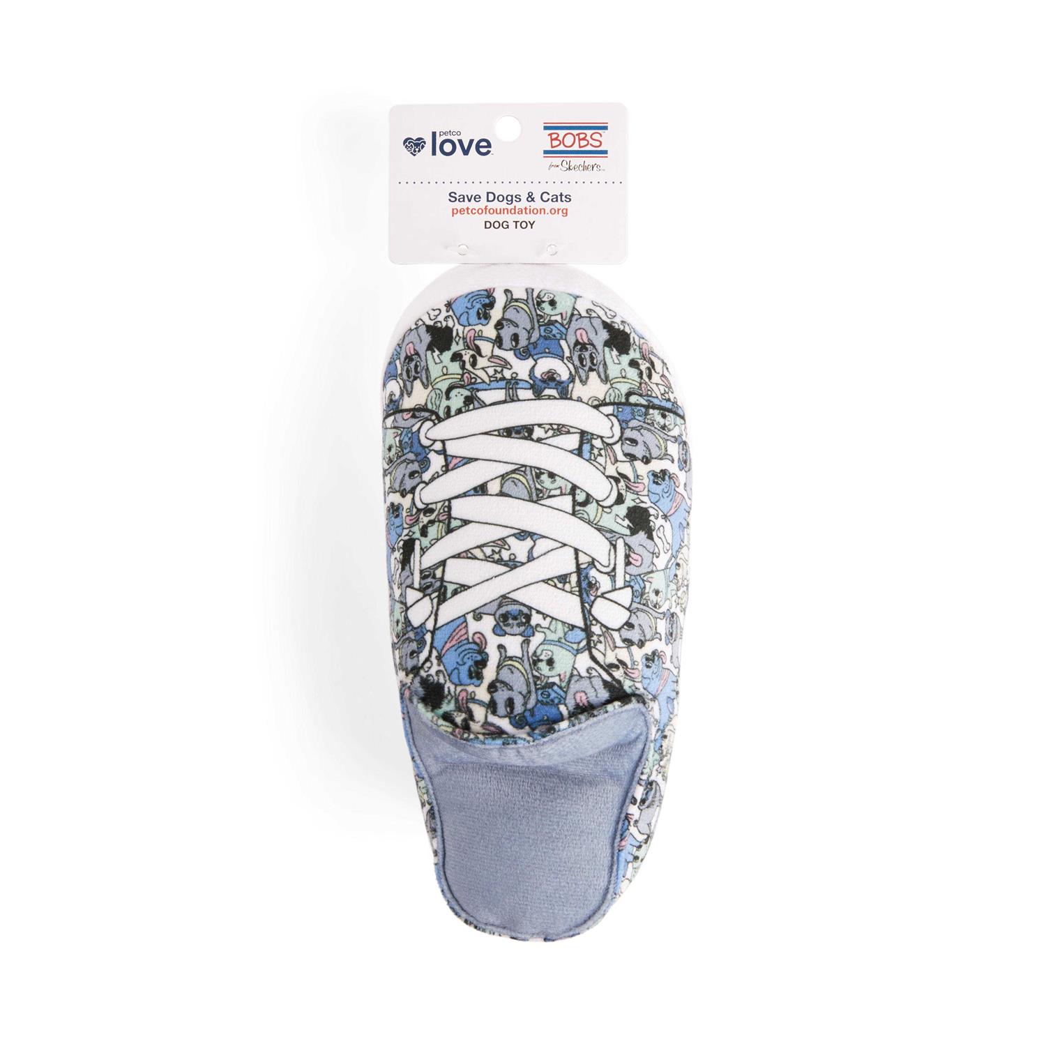 Bobs from Skechers Googly Eyes Shoe Dog Toy - Healthber