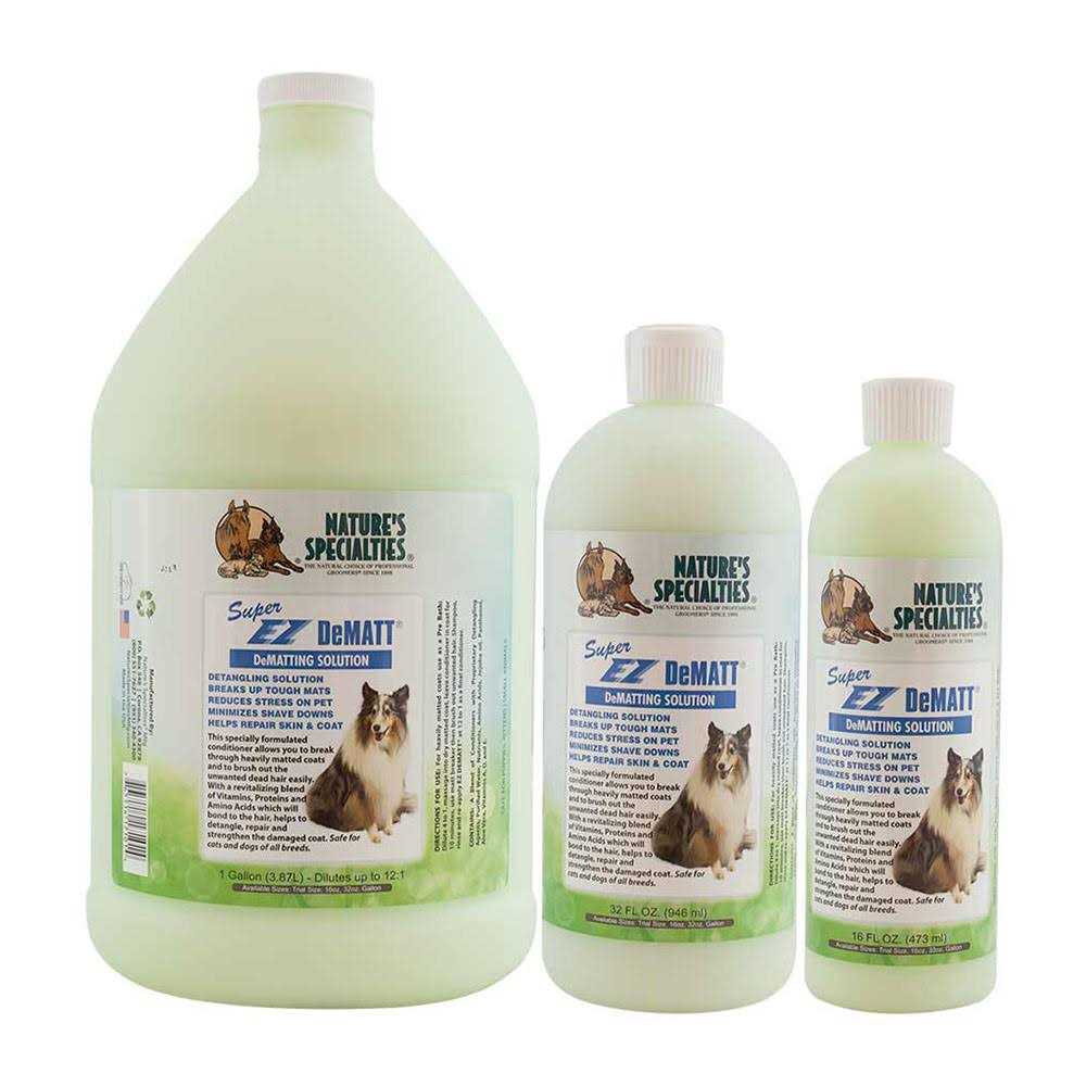 Nature’s Specialties Super EZ Dematt Conditioner for Dogs Cats - Healthber