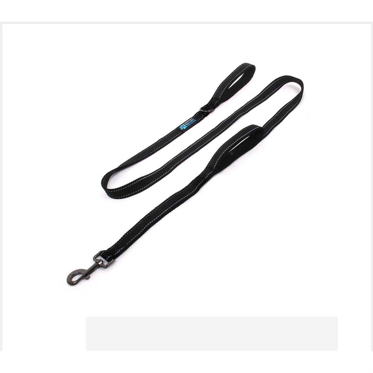 Max and Neo Double Handle Traffic Dog Leash Reflective We Donate a Leash to a Dog Rescue for Every Leash Sold - Healthber