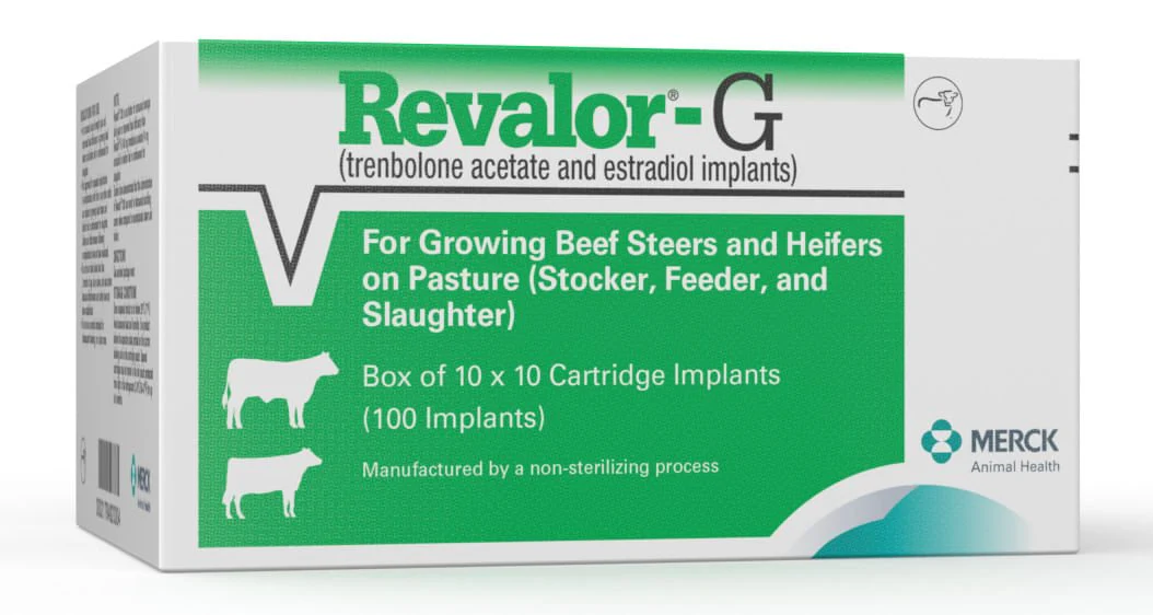 Revalor-G Implants, Box of 10 x 10 Cartridges (100 Implants) - Healthber