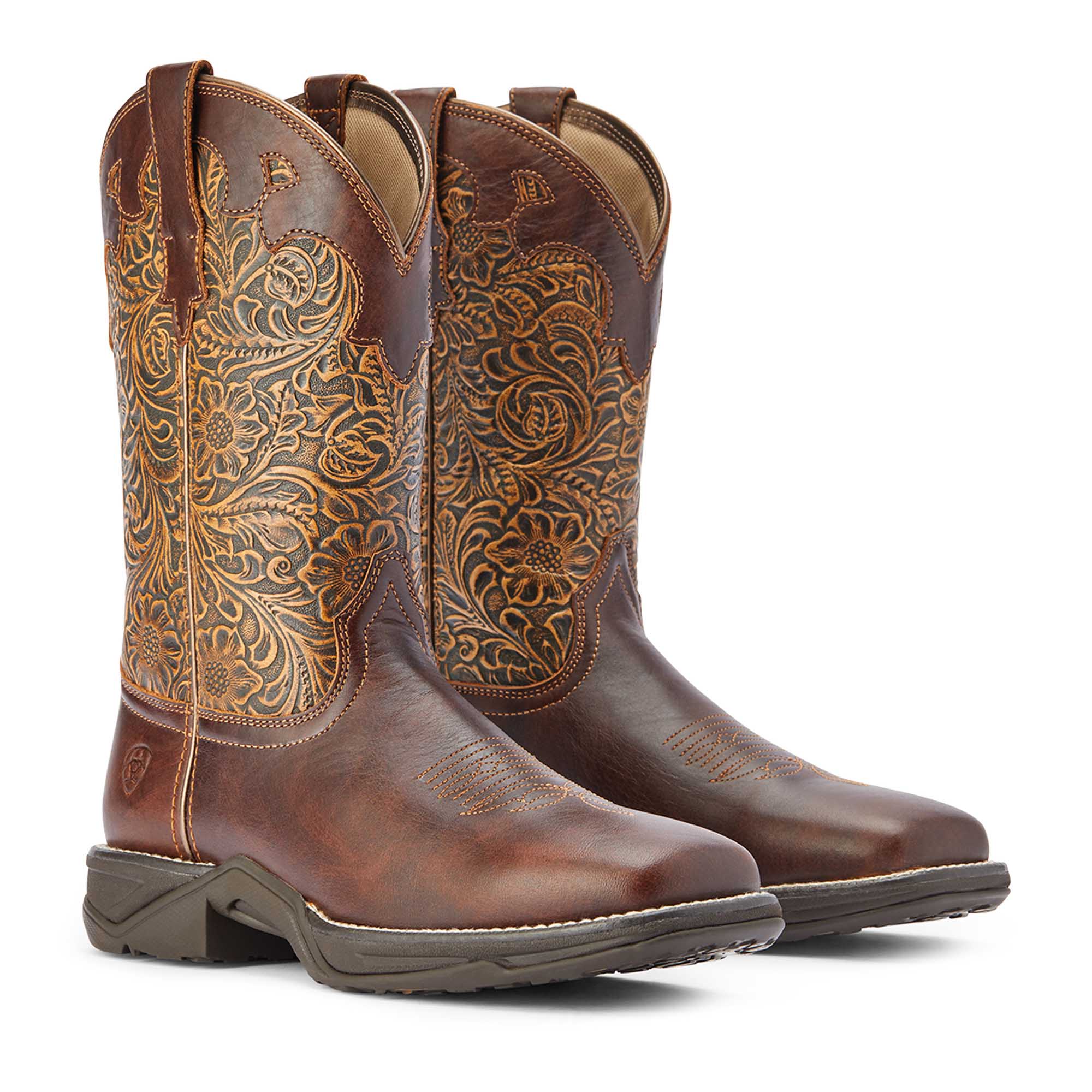 Ariat Women's Anthem Savanna Boot, Rich Clay - Healthber
