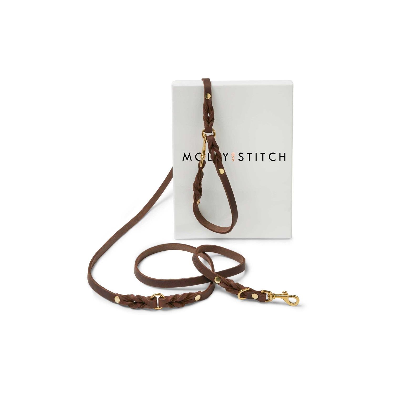 Butter Leather 3x Adjustable Dog Leash Molly And Stitch US - Healthber