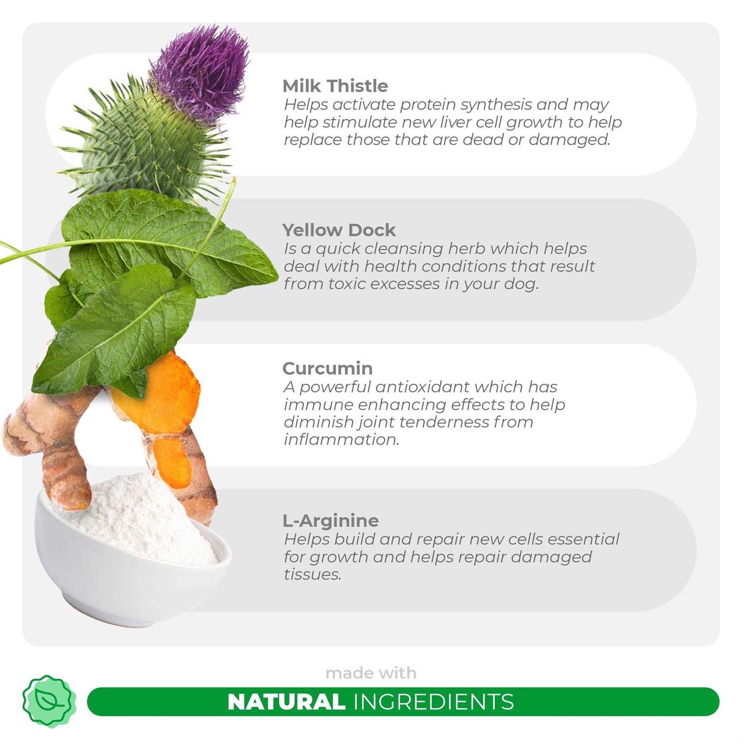 Coco and Luna Milk Thistle for Dogs 90 Soft Chews Liver and Kidney Support for Dogs - Healthber