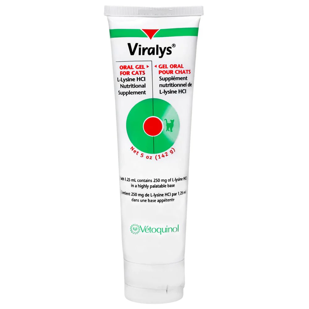Vetoquinol Viralys Gel, 5 oz Tube of L-Lysine - Healthber