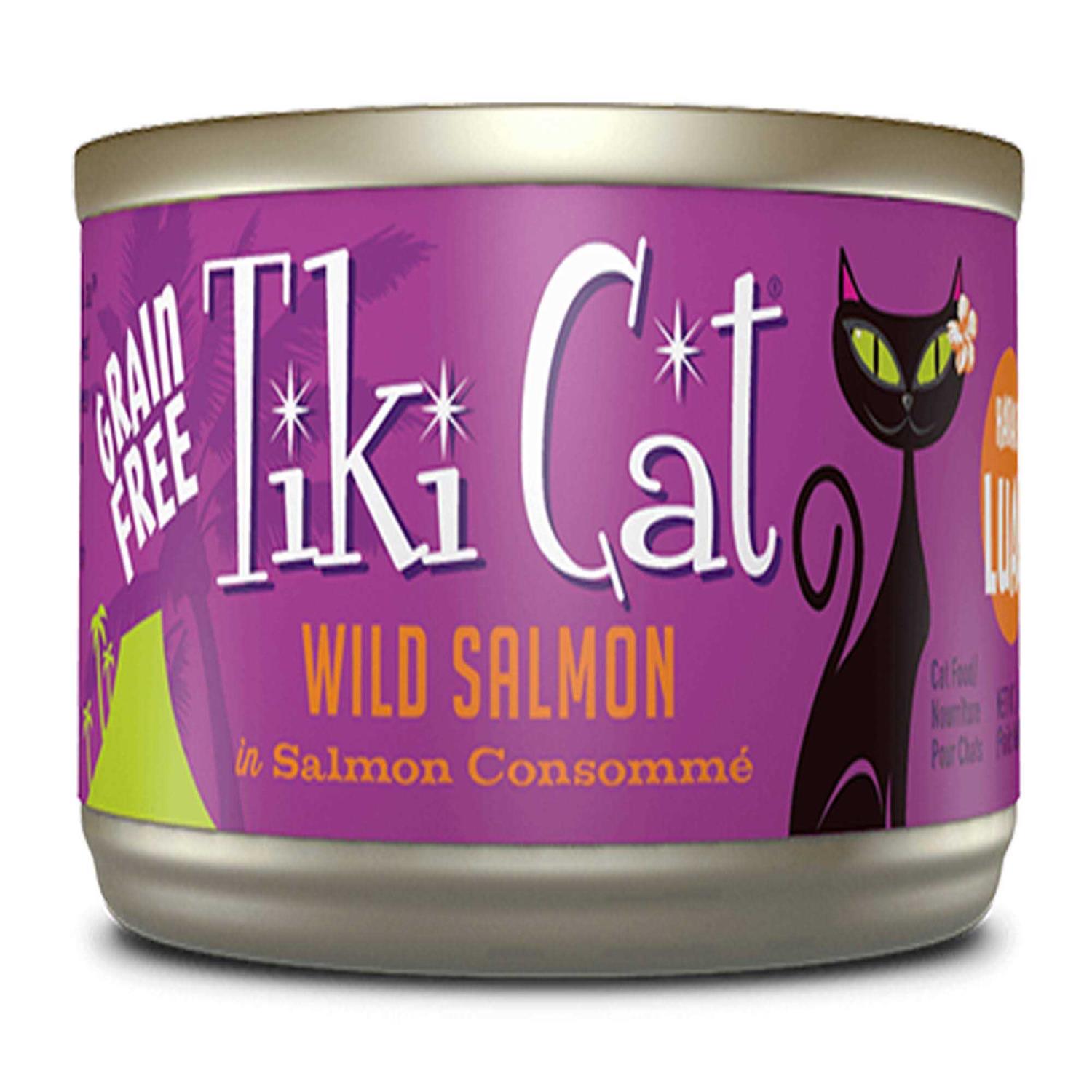 Tiki Cat Hanalei Luau Wild Salmon Cat Food - Healthber