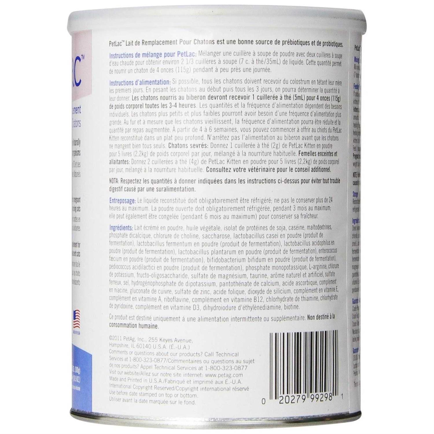 PetAg PetLac Kitten Milk Replacement Powder - Healthber