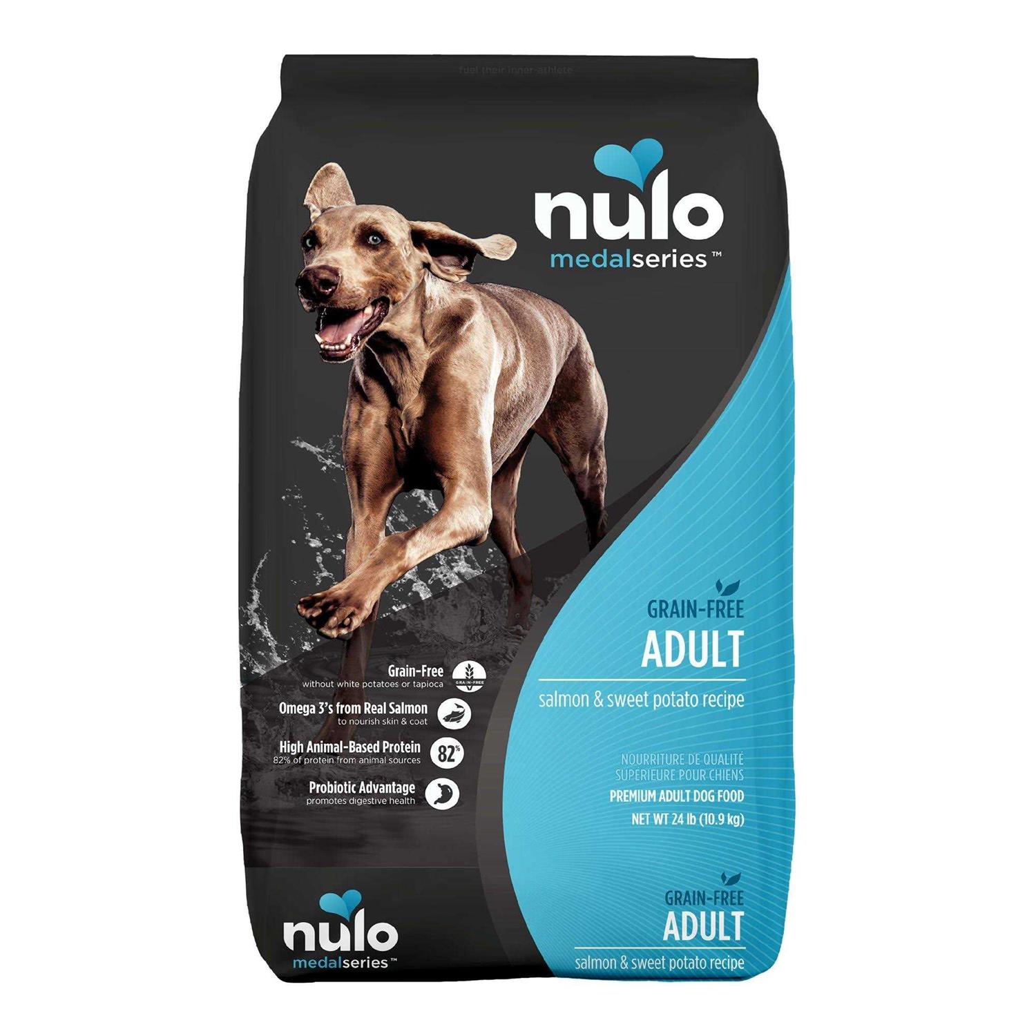 Nulo MedalSeries Adult Grain Free Salmon & Sweet Potato Dry Dog Food - Healthber