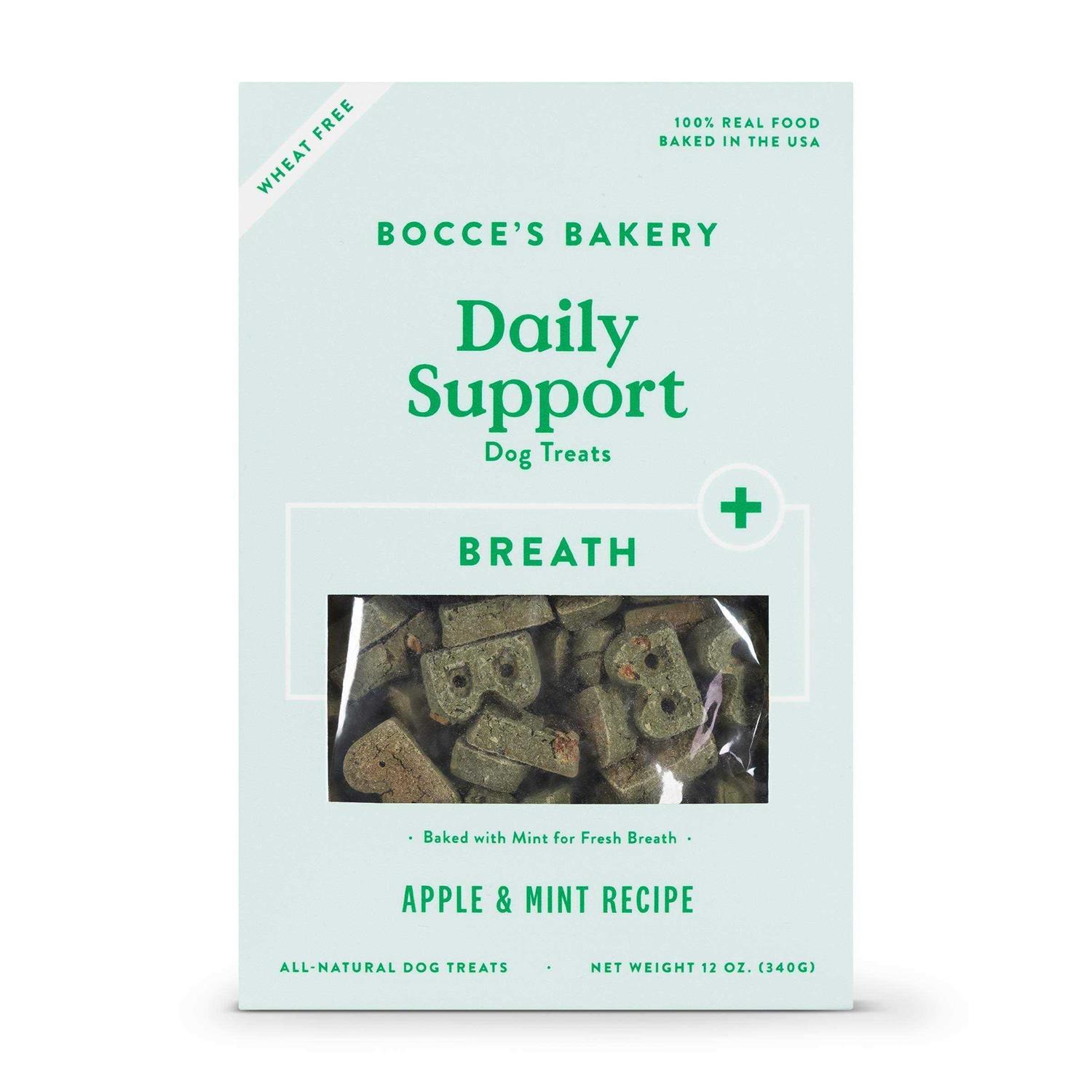 Bocce’s Bakery Dog Breath Aid Treats 12oz - Healthber