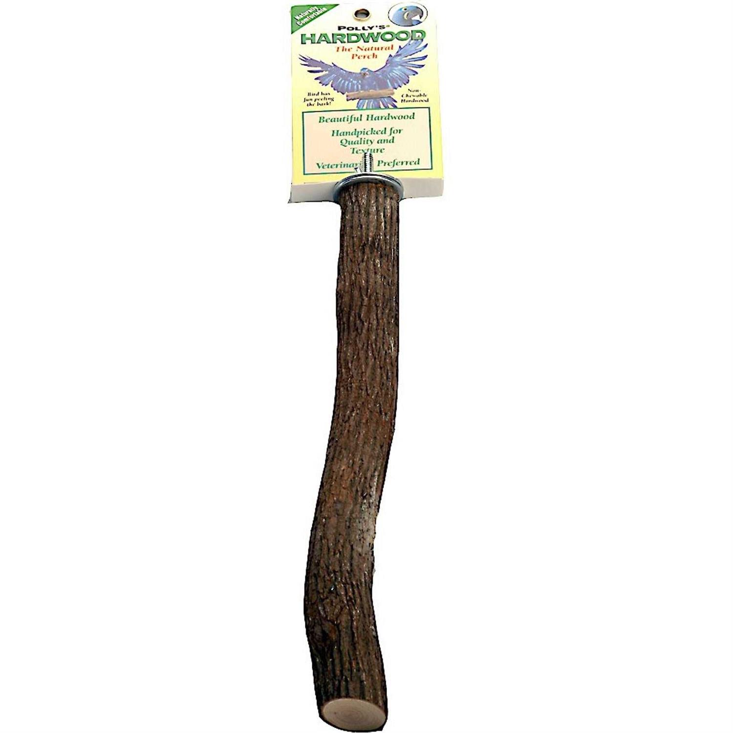 Pollys Hardwood Bird Perch - Healthber