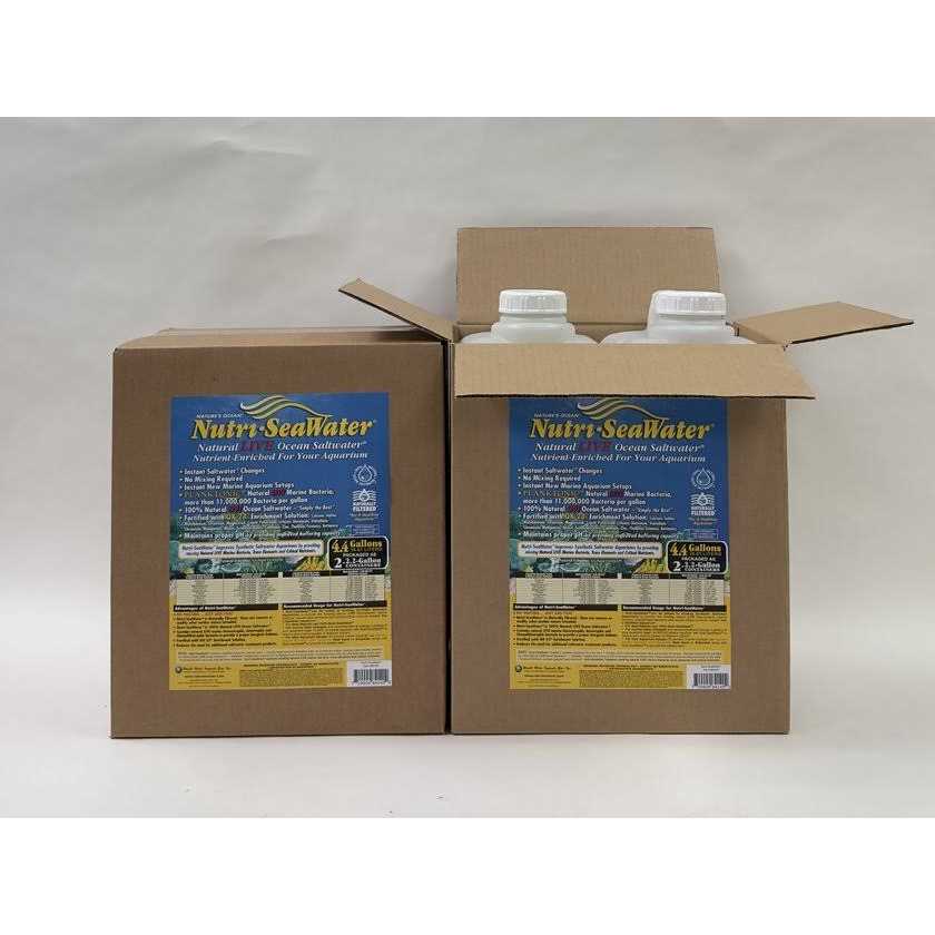 Nature’s Ocean Nutri-SeaWater Natural Live Ocean Aquarium Saltwater - Healthber