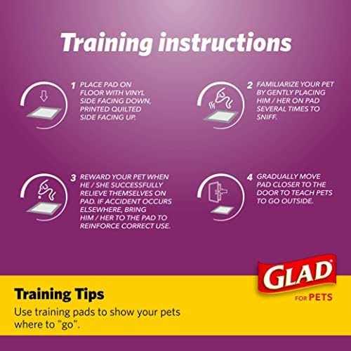 Glad for Pets Washable Training Pads Size 2 Pack Gray with Paw Prints - Healthber