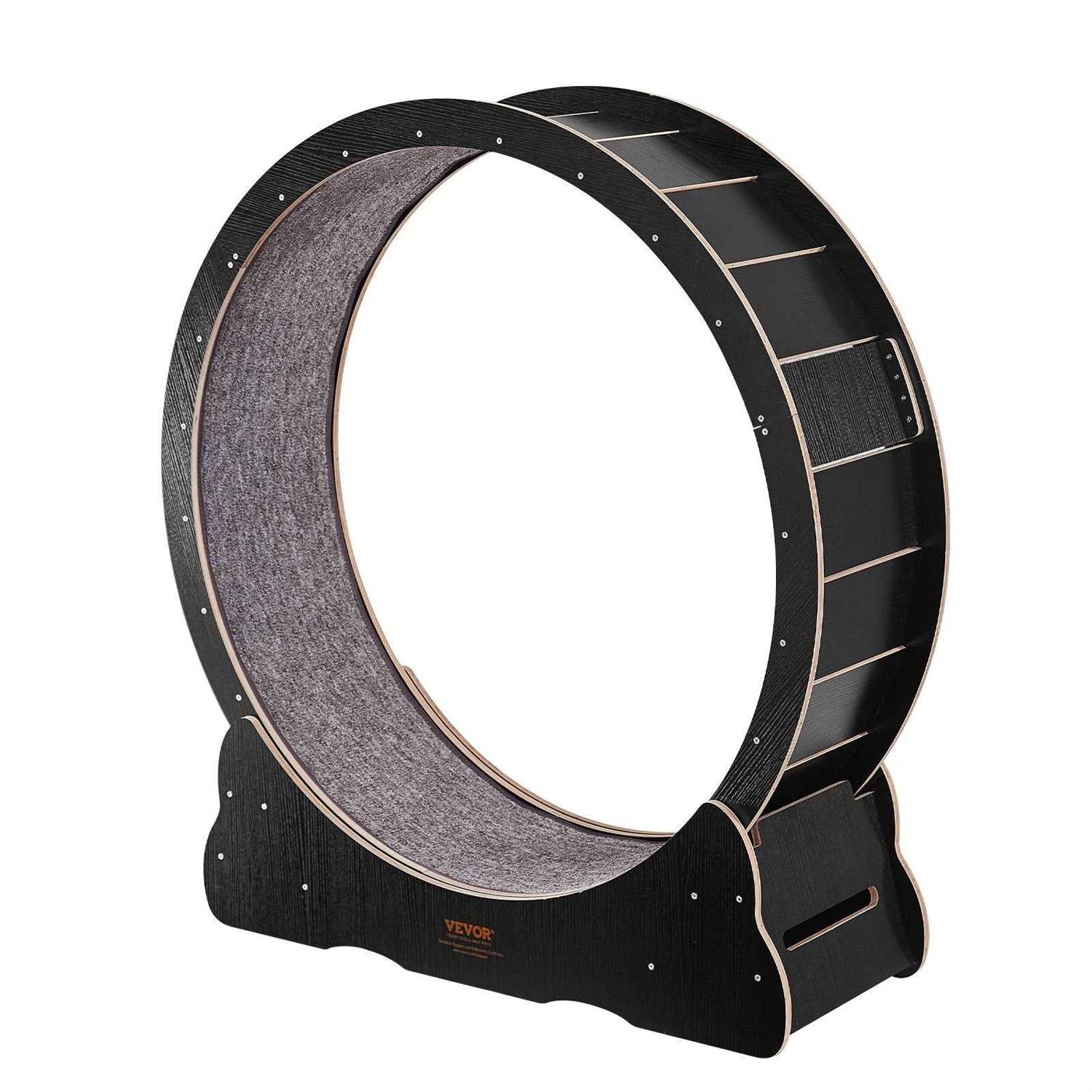 VEVOR Cat Exercise Wheel Large Cat Treadmill Wheel for Indoor Cats Cat Running Wheel with Detachable Carpet and Cat Teaser - Healthber