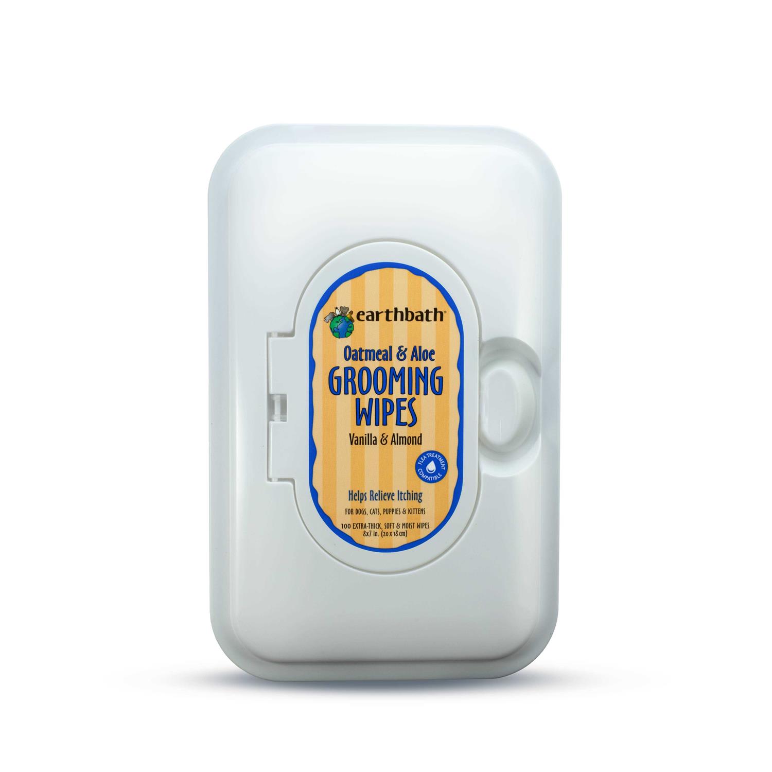 Earthbath Oatmeal Aloe Grooming Wipes - Healthber