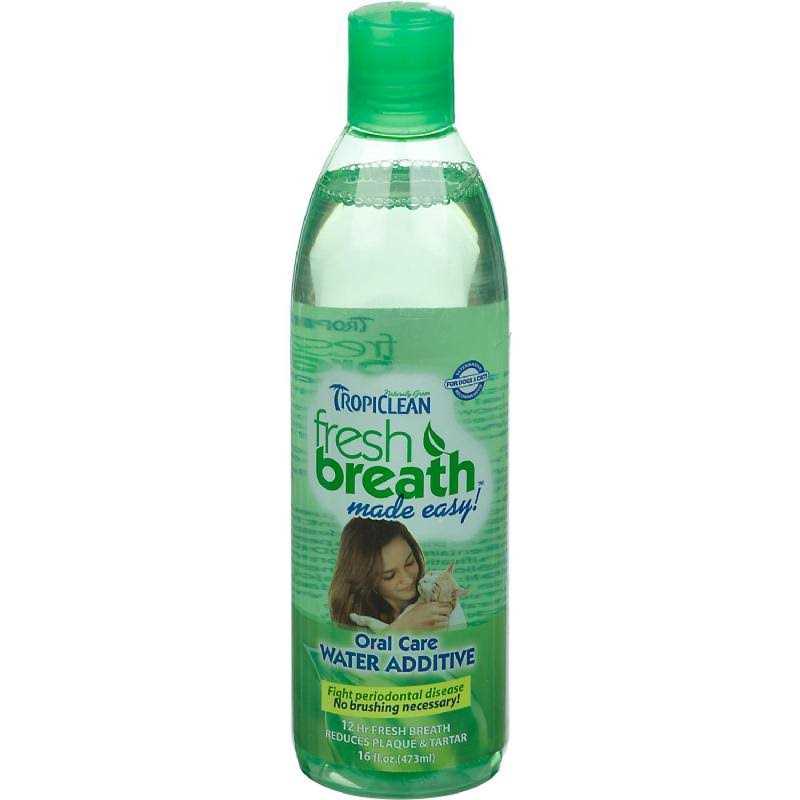 Tropiclean Fresh Breath Water Additive for Cats - Healthber