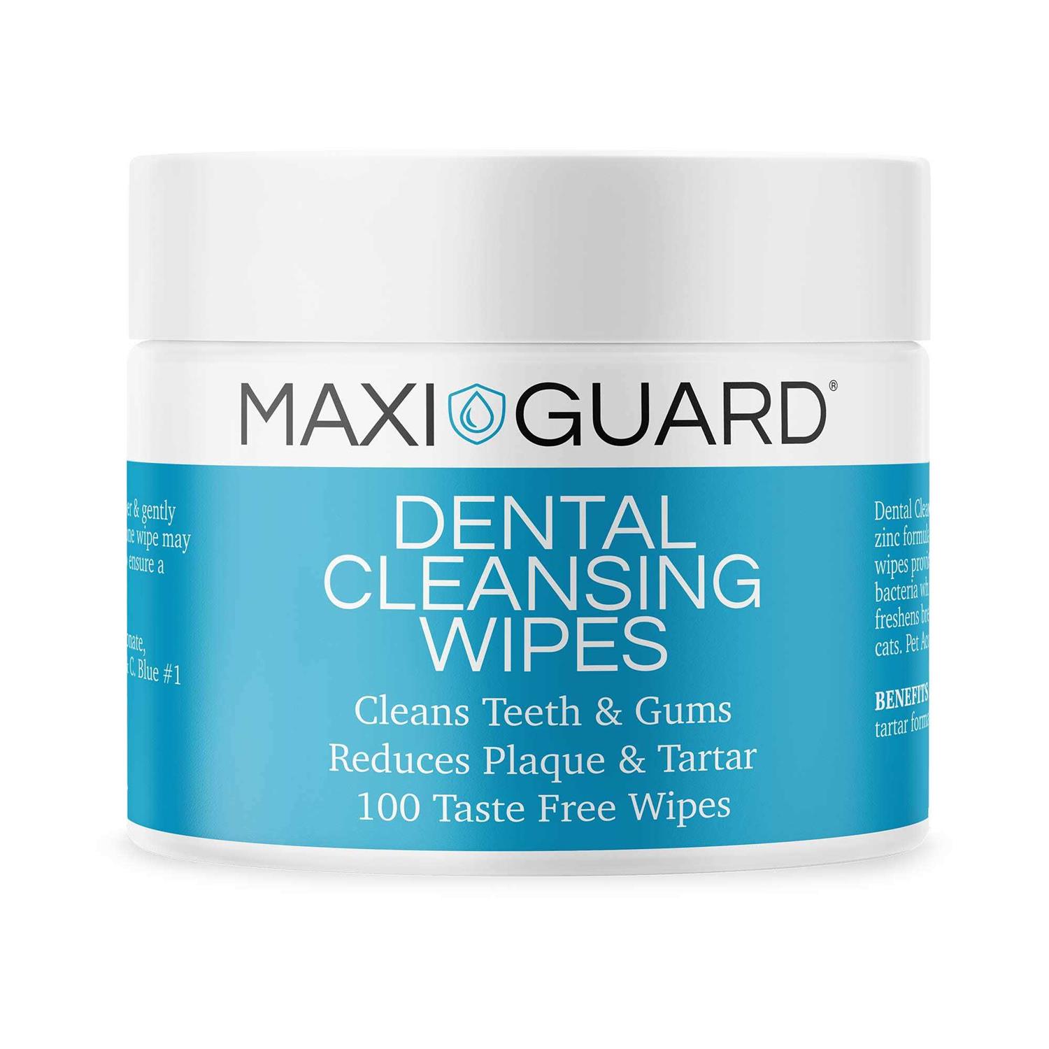 Maxi-Guard Dental Cleansing Wipes for dogs, cats, horses and companion Animals - Healthber