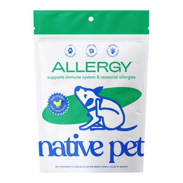 Native Pet Allergy Chews for Dogs - Healthber