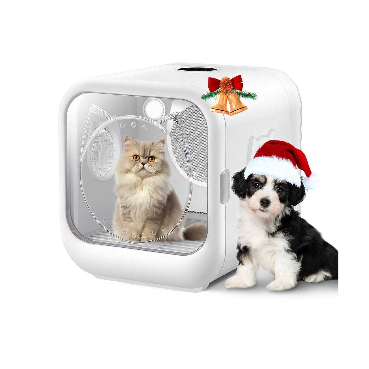goodmom Auto Pet Dryer for Cats Small Dogs Adjustable Temp Quiet - Healthber