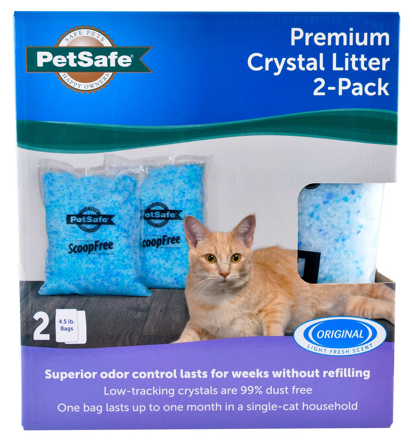PetSafe Deluxe Crystal Litter Box System (& Accessories) - Healthber